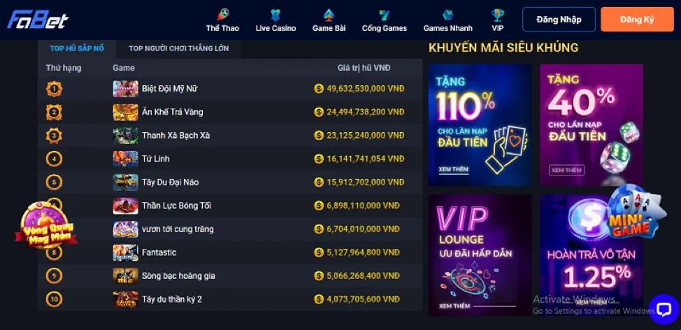 Khuyến mãi đá gà 98bet